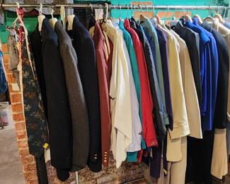 Lots of vintage coats and jackets