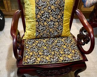 Carved Rosewood Chinese chair