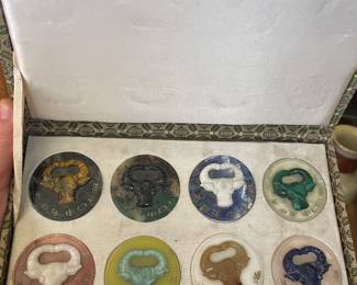 Chinese year of the bull semiprecious stones