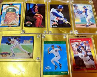 Nice slabbed 1980’s baseball cards