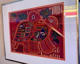 Framed Mola art