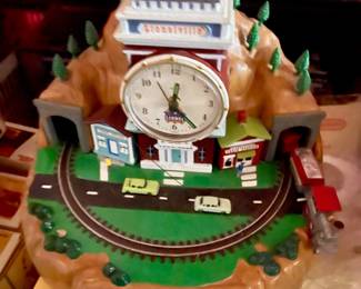 Lionel train clock
