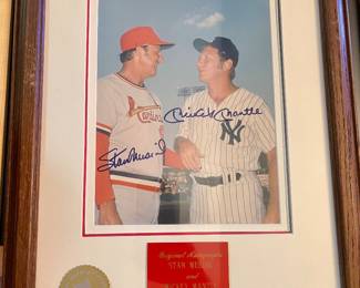 Mickey Mantle and Sandy Koufax autographed pic $175