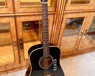 Limited Edition Elvis Epiphone acoustic guitar
