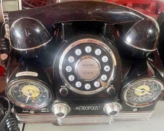 Metropolis vintage style phone/radio