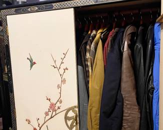 Armoire with Jade tree