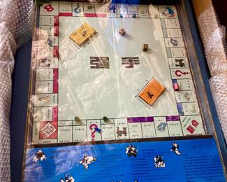 Chinese Monopoly framed maybe circa 1980?