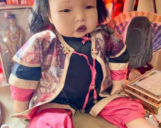 Super realistic Asian doll