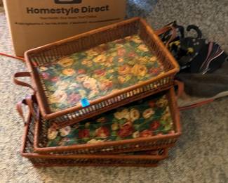 WICKER TRAYS