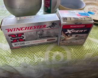 20 GA AND 30-06 AMMO