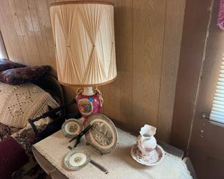 LAMP AND TRANSFERWARE DISHES