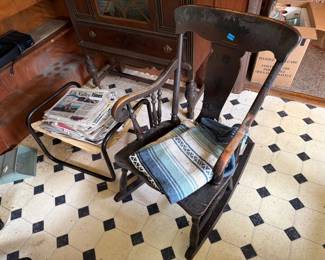 ROCKER AND END TABLE
