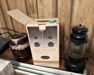 OIL LAMP AND COIN BANK