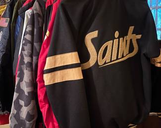 Sports Jackets - Atlanta Braves, Falcons, Hawks, New Orleans Saints + More!