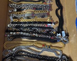 Men's Staineless Steel Jewelry Chains - Bracelets + Necklaces