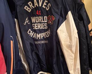 Sports Jackets - Atlanta Braves, Falcons, Hawks, New Orleans Saints + More!