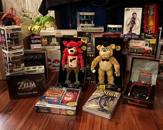 Gamestop Toys + Collectibles - Funko Pops, Five Nights at Freddie's, FNAF, Zelda, Pokemon