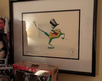 Michigan J. Frog Limited Edition Framed sericel - signed + numbered