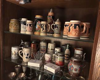 Huge selection of German Beer Steins