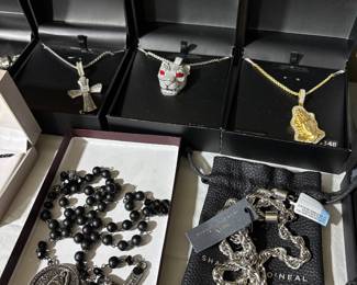 Shaquille Oneal Stainless Steel Jewelry Chains Necklaces