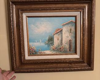 Framed Oil Painting