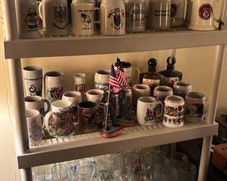 Huge selection of German Beer Steins