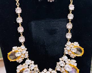 Brighton Charm Bracelet / Vintage Necklace