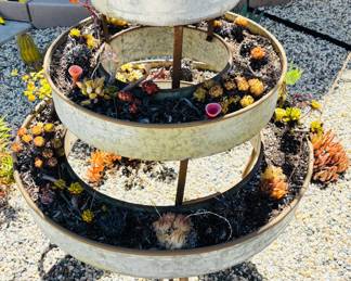 Vintage Three Tier Succulent Planter