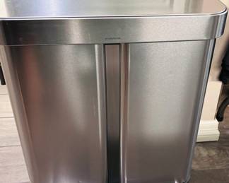 Stainless Steel Double Trash Can