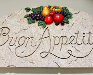 Buon Appetito Sign