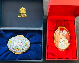 Halcyon Days Enamel Trinket Boxes