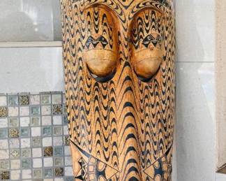 Hand Carved Tiki Mask