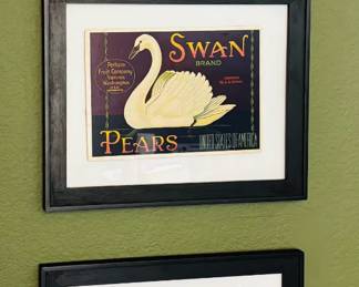 Framed Produce Labels