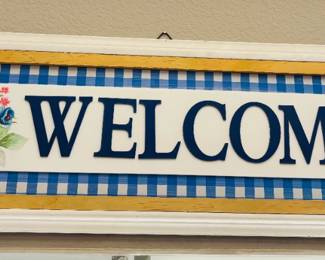 Decor Welcome Sign