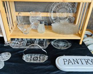 Misc. Crystal Serving Plates