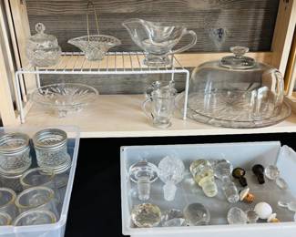 Misc. Crystal Serving Items - Cake Platter