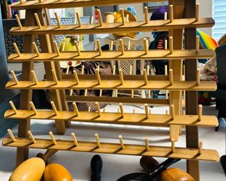 Vintage Thread Holder / Darning Eggs