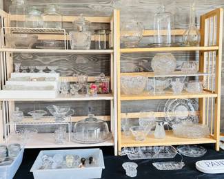 Vintage / Crystal Serving Items Overview