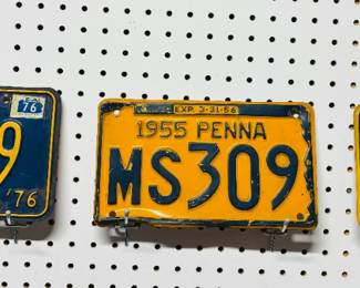 Vintage License Plates