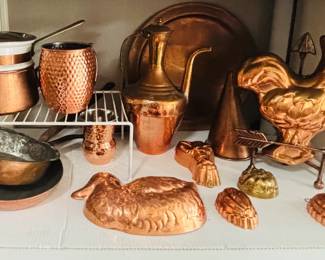 Close-up Kitchen Copper Itemss