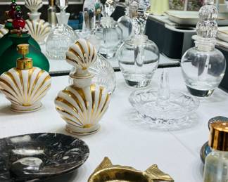 Close-up Perfume Bottles
