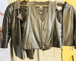 Men's Leather Jackets - Harley Leather Vest