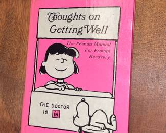 Vintage Mini Snoopy Hardcover Book
