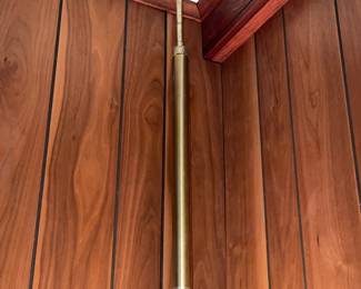 Vintage Colonial Style Floor To Ceiling Tension Pole Lamp