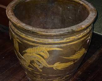 Oversized Asian Dragon Planter