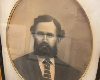 MASSIVE Antique Framed Photo From The Late 1800s