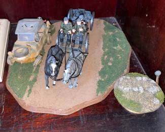 Military Miniature Model Display