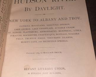 Antique The Hudson River By Daylight Paperback Book