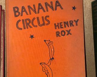 Banana Circus Antique Hardcover Bookl
