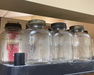 Antique Glass Canning Jars